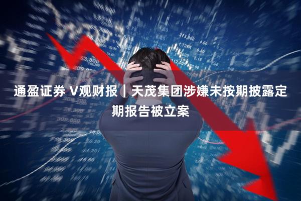 通盈证券 V观财报｜天茂集团涉嫌未按期披露定期报告被立案