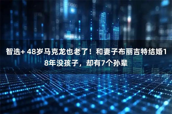 智选+ 48岁马克龙也老了！和妻子布丽吉特结婚18年没孩子，却有7个孙辈